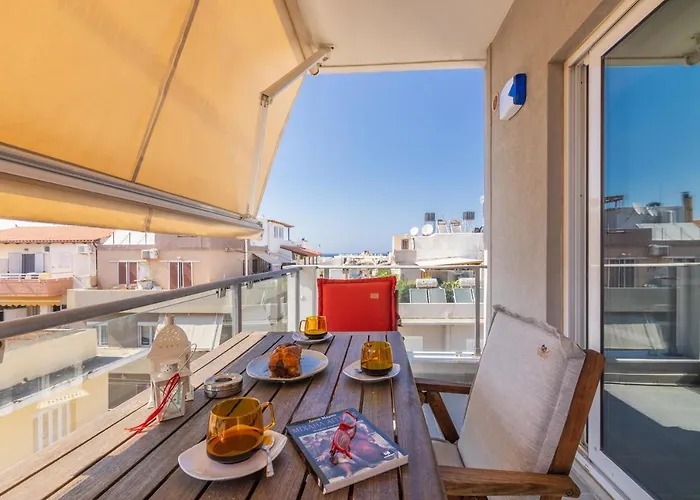 Luxury Apartment With Fireplace Near Heraklion Center